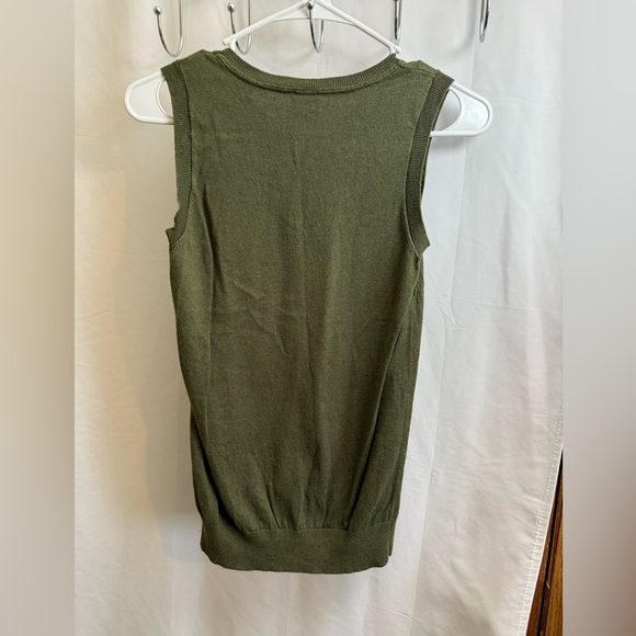 CAbi Olive Knit Sweater and Tank Top Set Size XS - Picture 8 of 8